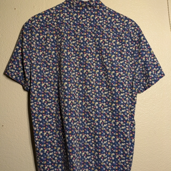 J. Crew Blue and White Casual Button Down Shirtcrew Size Large - Picture 5 of 5